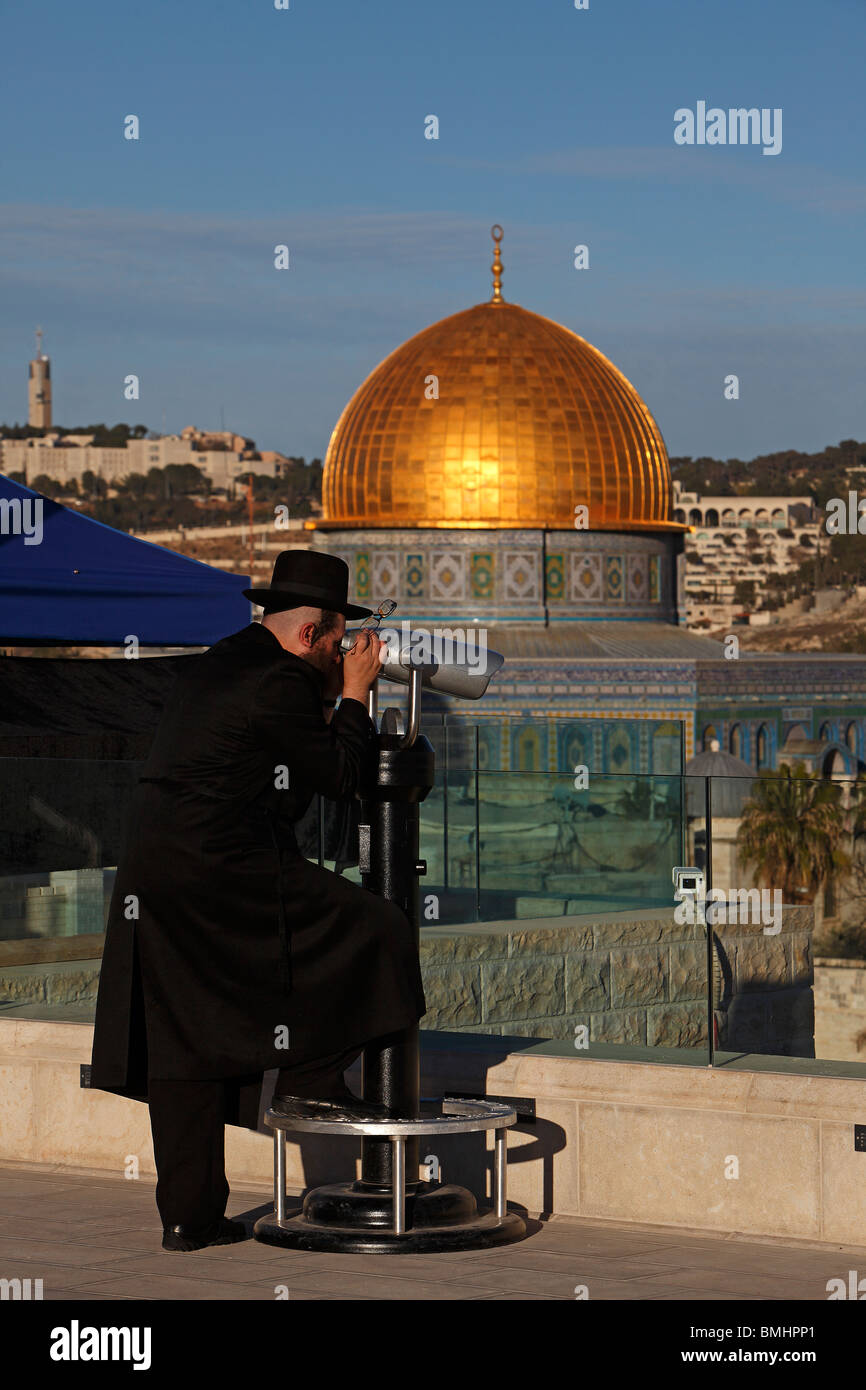 Israël, Jérusalem, Dôme du Rocher,jewish Banque D'Images