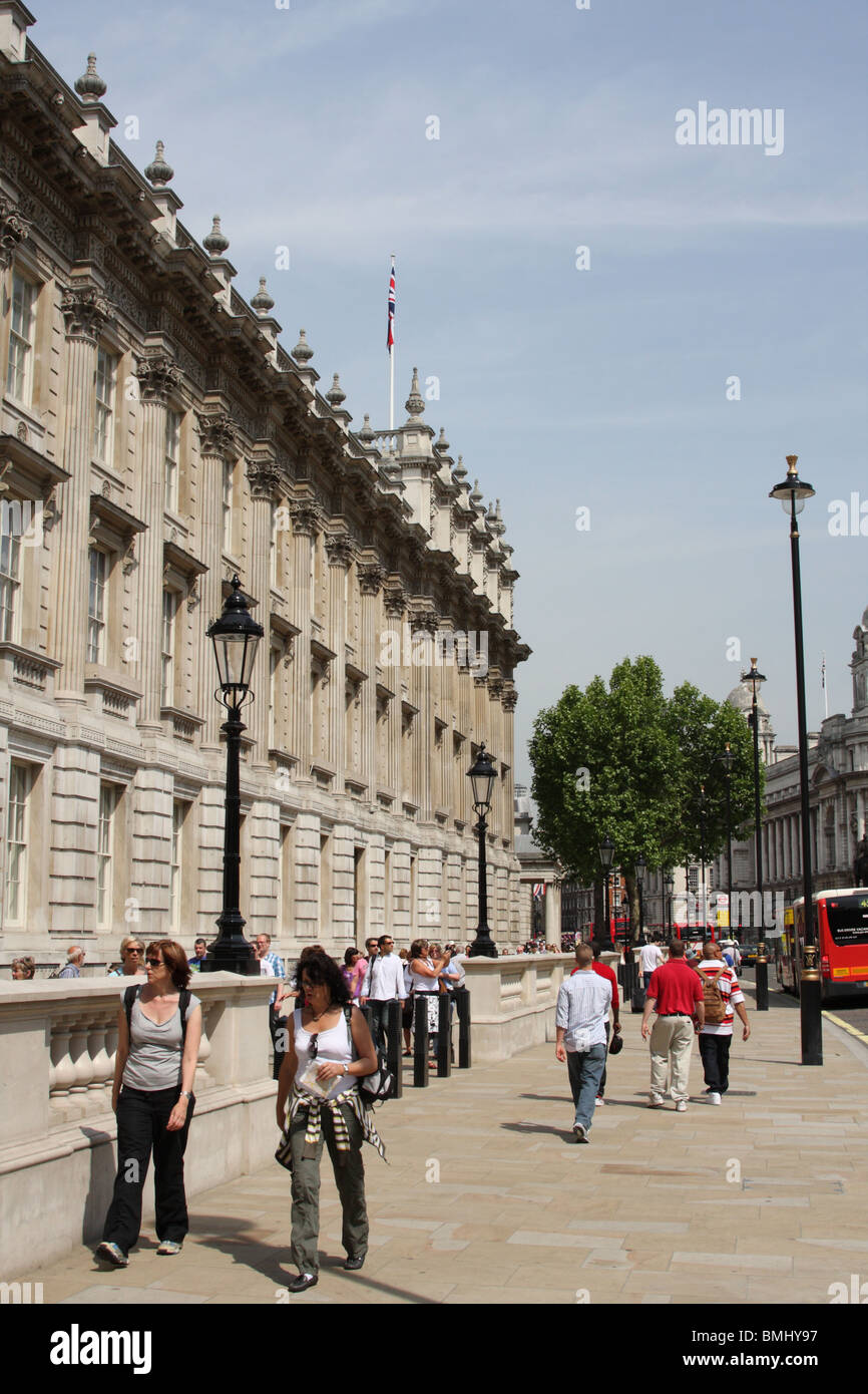 Les édifices gouvernementaux sur Whitehall, Westminster, Londres, Angleterre, Royaume-Uni Banque D'Images