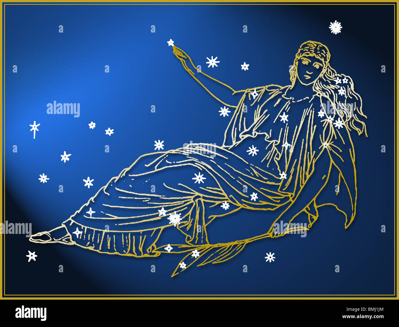 Signe astrologique Bélier Banque D'Images