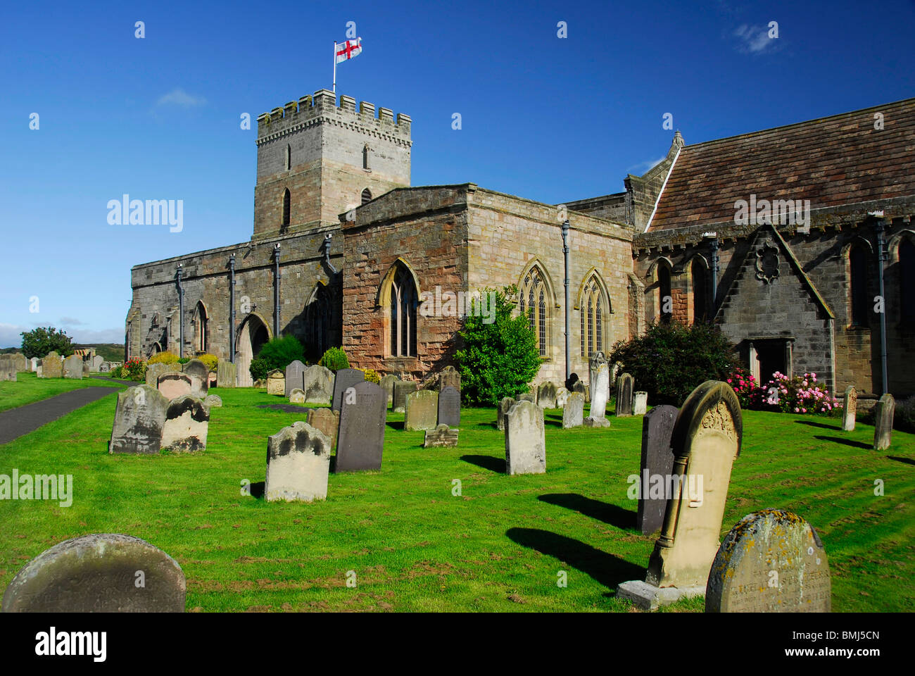 La grâce de l'église de bamburgh tombeau darlings Banque D'Images