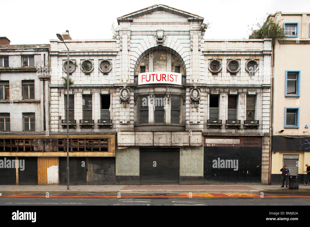 Le cinéma futuriste à Liverpool UK Banque D'Images