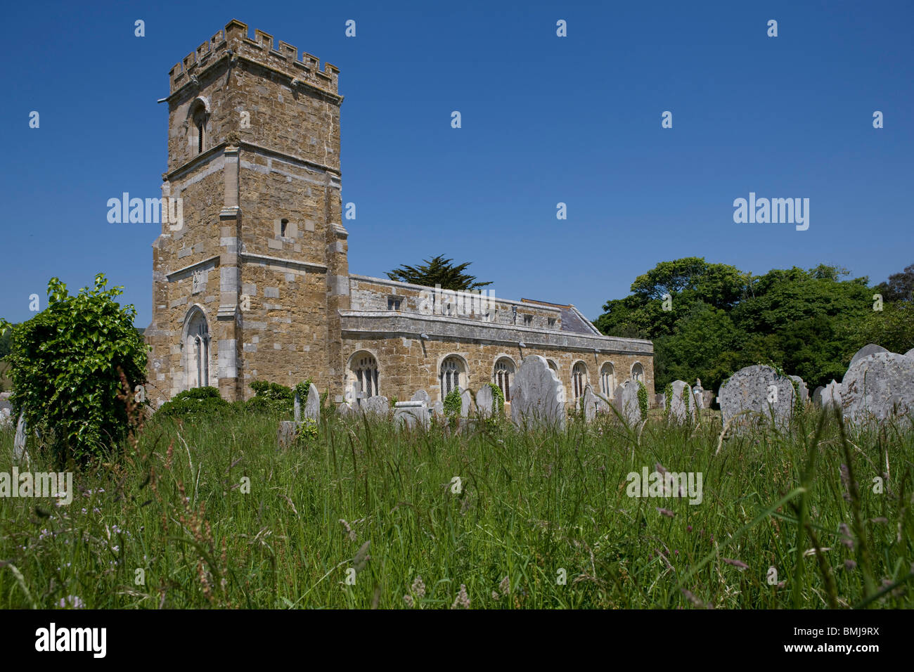 L'église paroissiale de Saint Nicholas à Abbotsbury, Dorset, UK. Banque D'Images