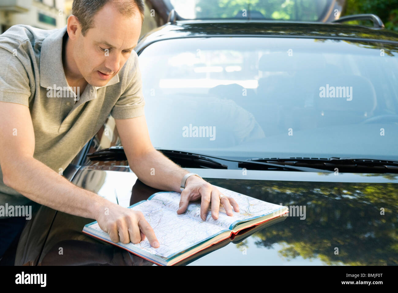 La route de la planification Banque D'Images