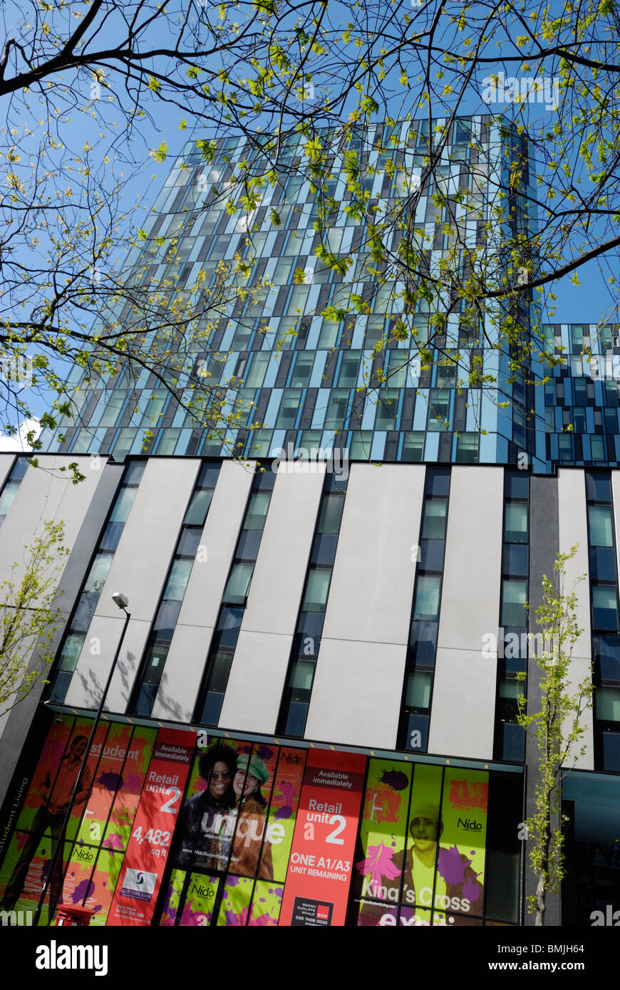 Nido étudiant vivant student accommodation in Kings Cross, Londres, Angleterre Banque D'Images