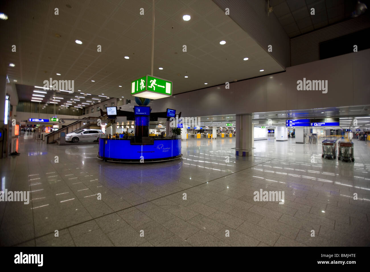 Vue de la salle d'attente vide in airport Banque D'Images