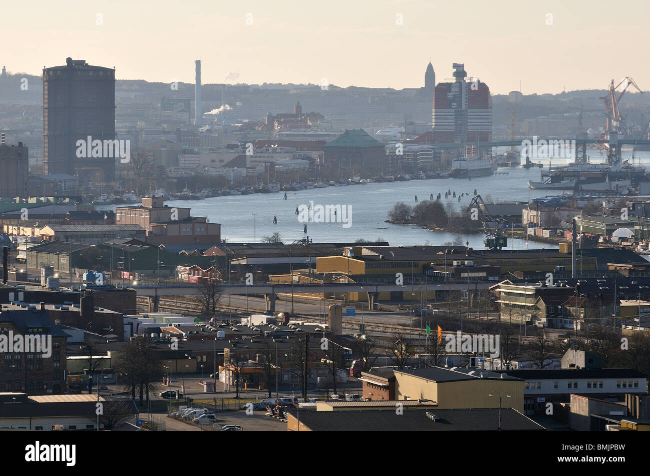 La Scandinavie, la Suède, Göteborg, vue du paysage urbain Banque D'Images