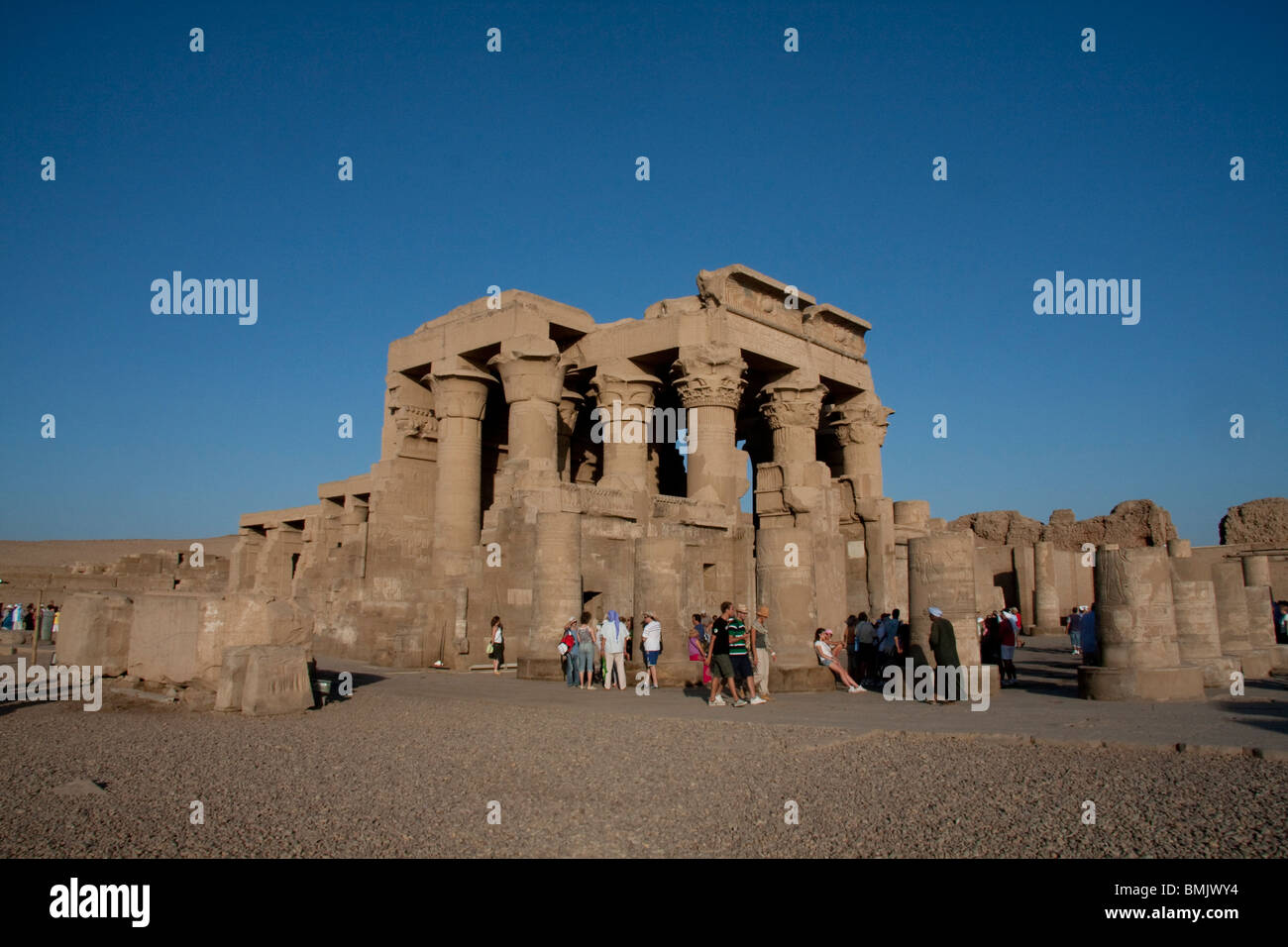 Temple de Sobek et Haroeris, Kom Ombo, Assouan, Egypte Banque D'Images