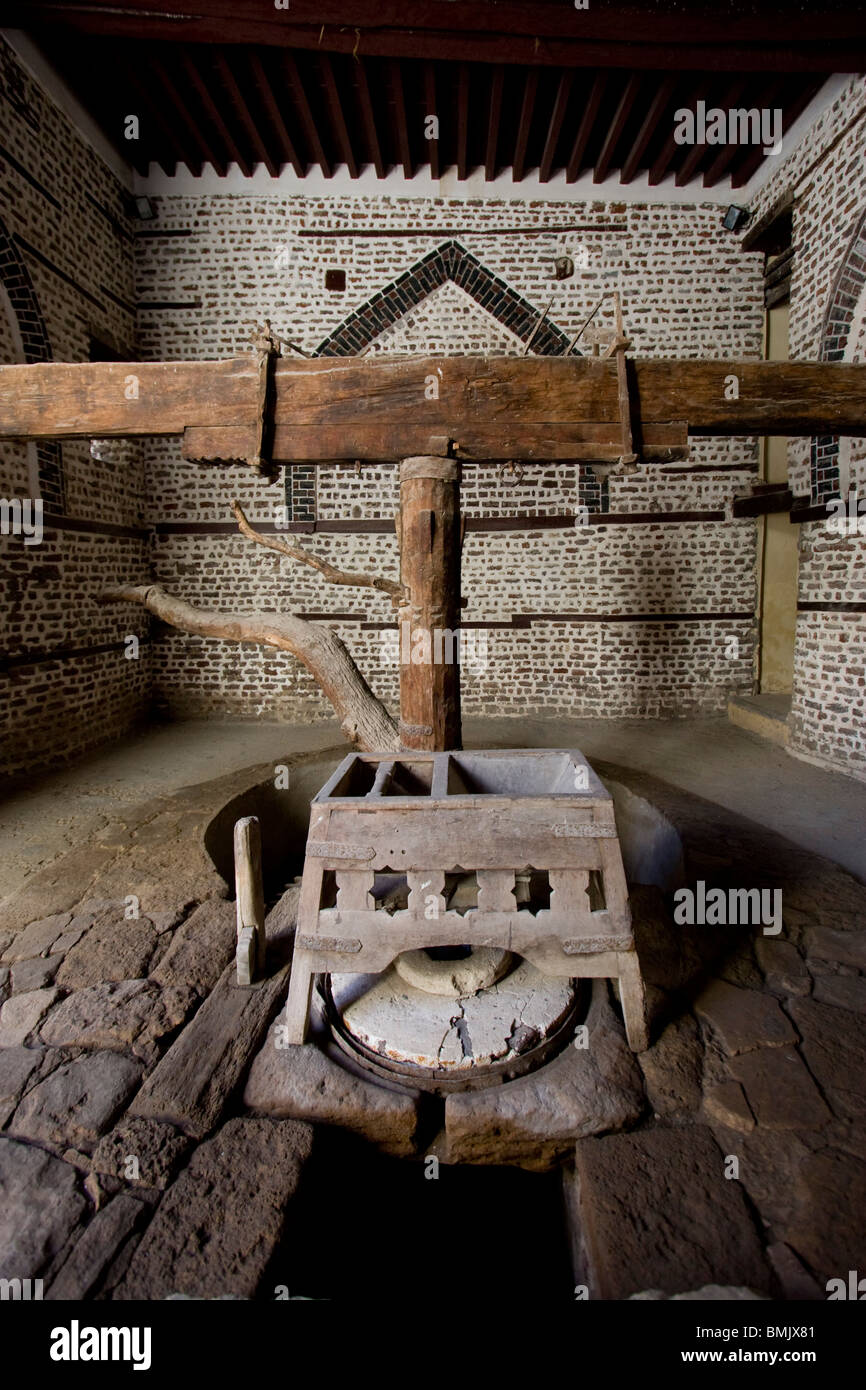 Mill à Abu Shahin House, Rosetta (Rashid), Égypte, Beheira Banque D'Images