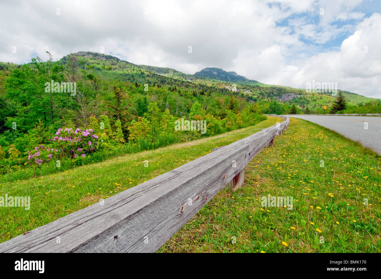 Avis de Grandfather Mountain Banque D'Images