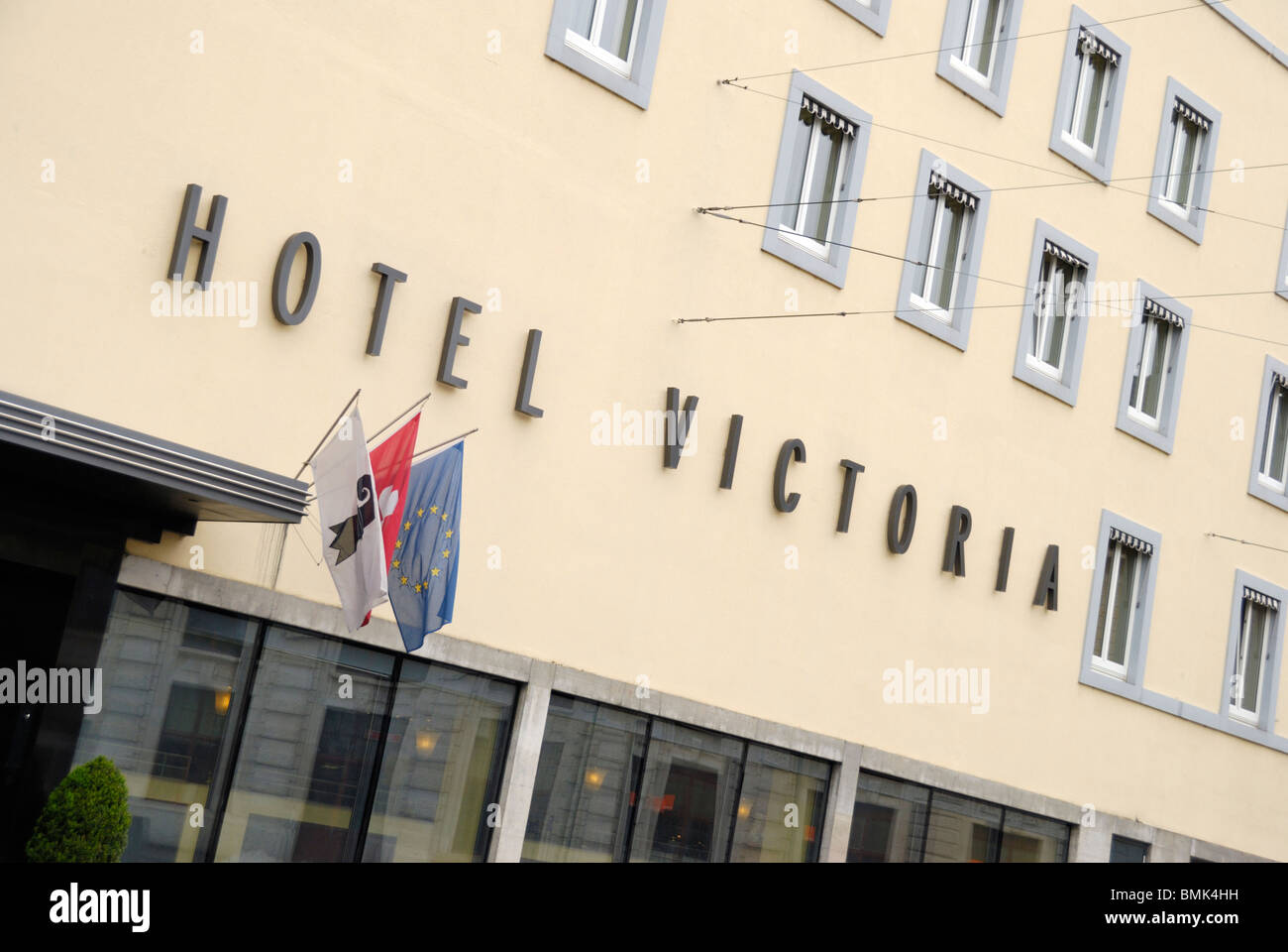 Hotel Victoria, Bâle, Suisse Banque D'Images