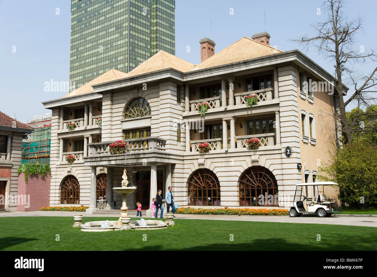 L'hôtel Ruijin dans la Concession française, Shanghai, Chine Banque D'Images