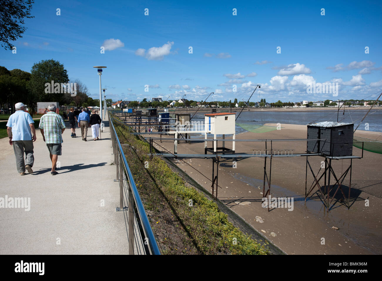 Saint-Nazaire waterfront Banque D'Images