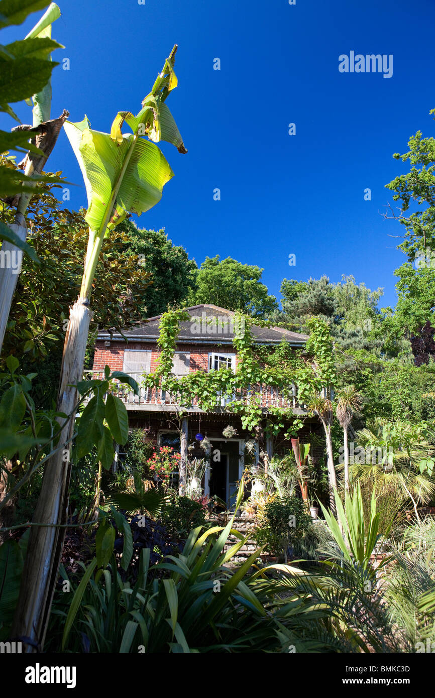 Vues autour du Jardin Exotique Norwich Banque D'Images