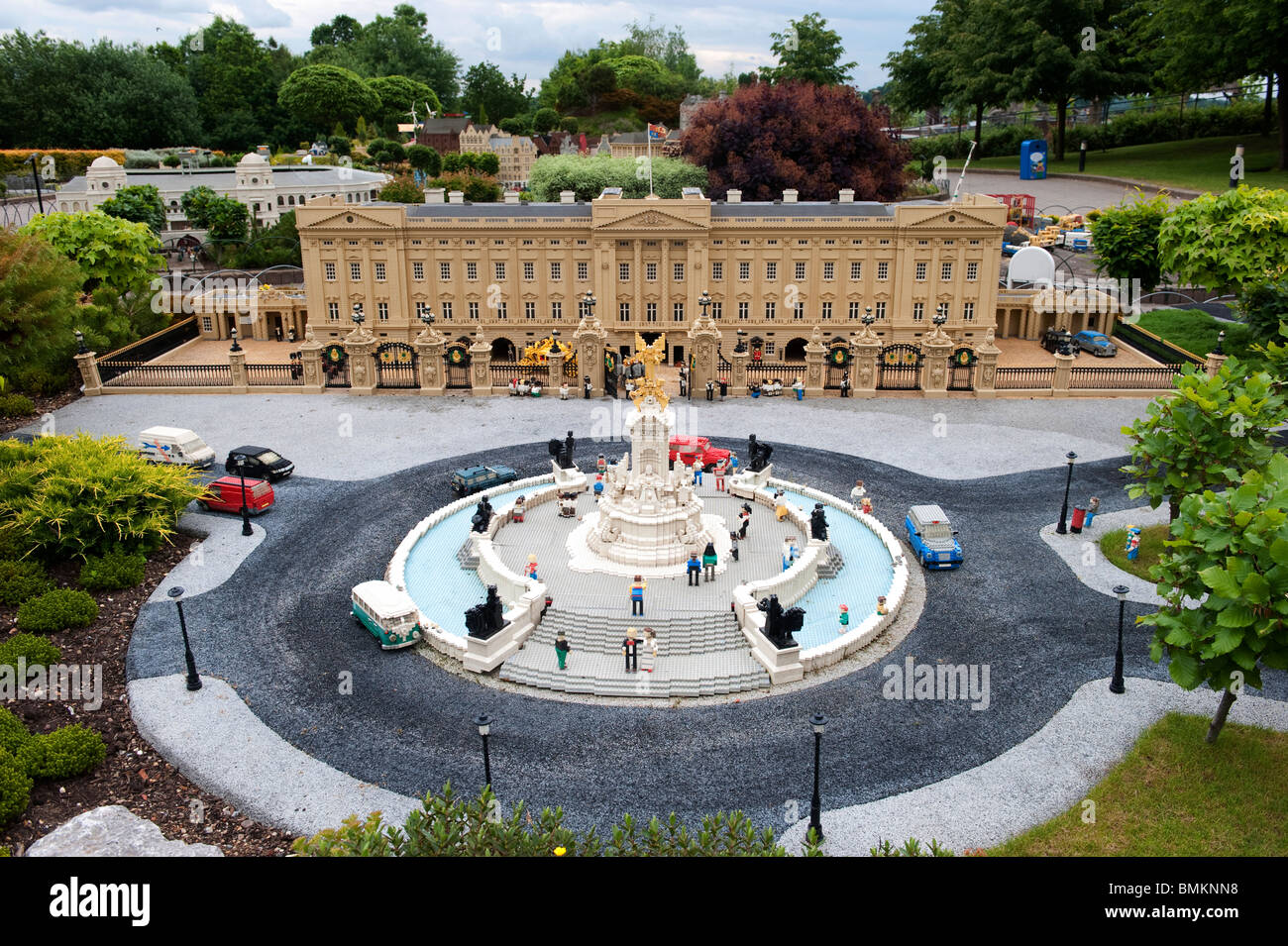 Le palais de Buckingham, Legoland Windsor, Berkshire, Royaume-Uni Banque D'Images