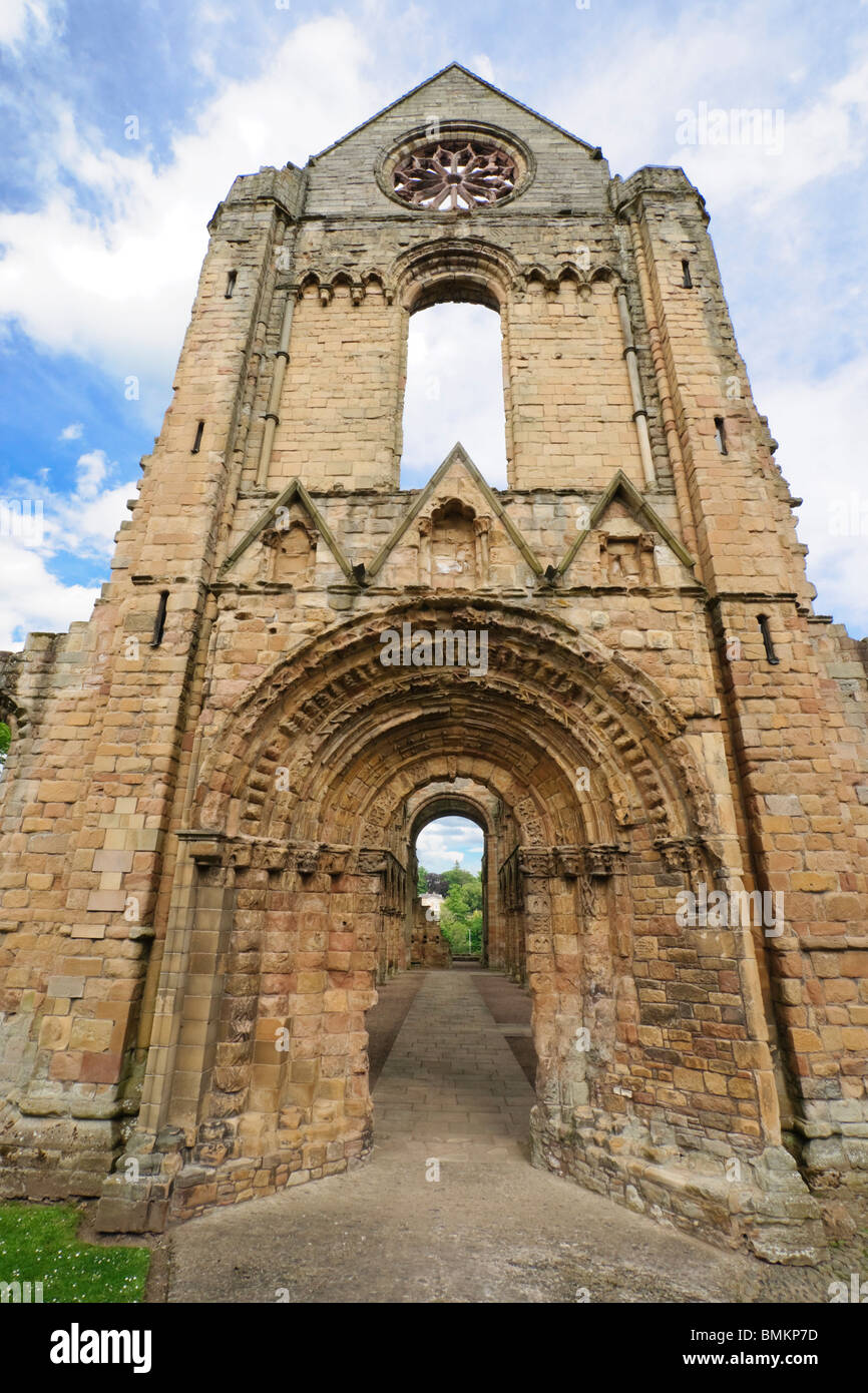 Abbaye de Jedburgh Ecosse - le West End Banque D'Images