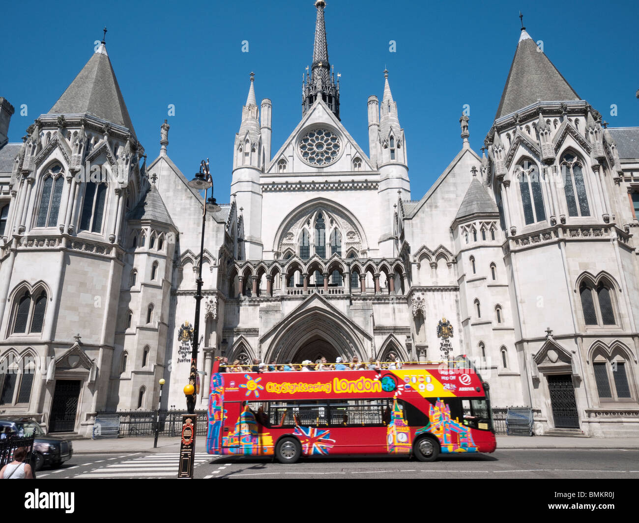 Royal Courts of Justice Londres, Angleterre Banque D'Images