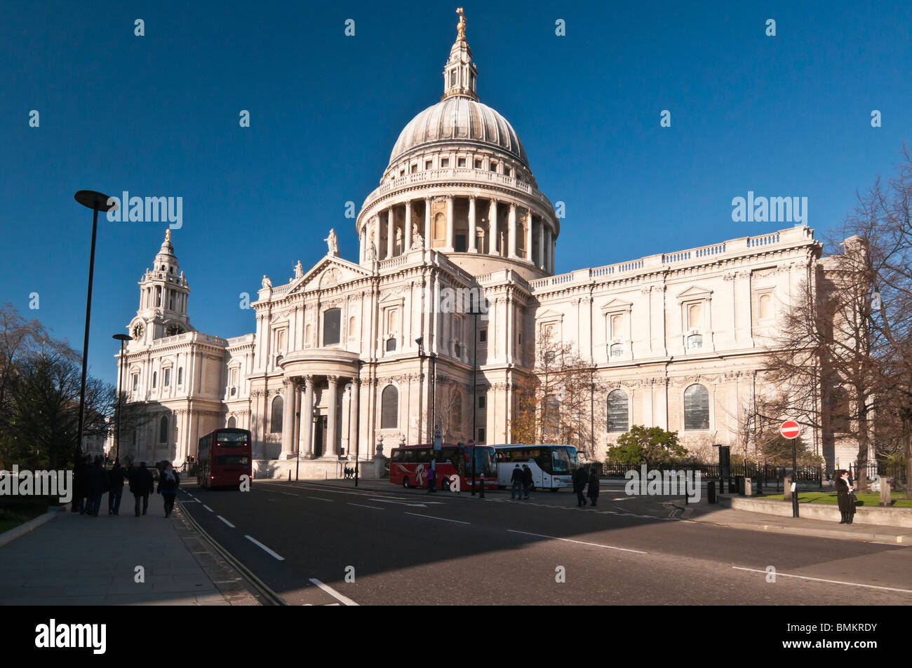 La Cathédrale St Paul du sud, Londres, Royaume-Uni Banque D'Images