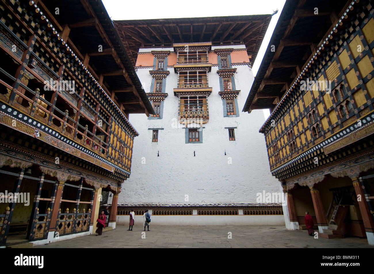 Le monastère Tsong de Paro, Bhoutan, Asie Banque D'Images