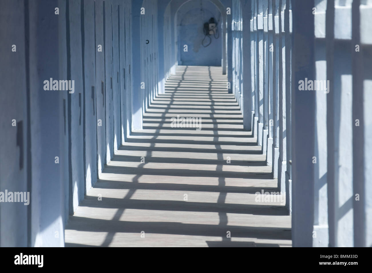 Les cellules de prison de l'ancienne prison. Port Blair. Îles Andaman. L'Inde. Banque D'Images