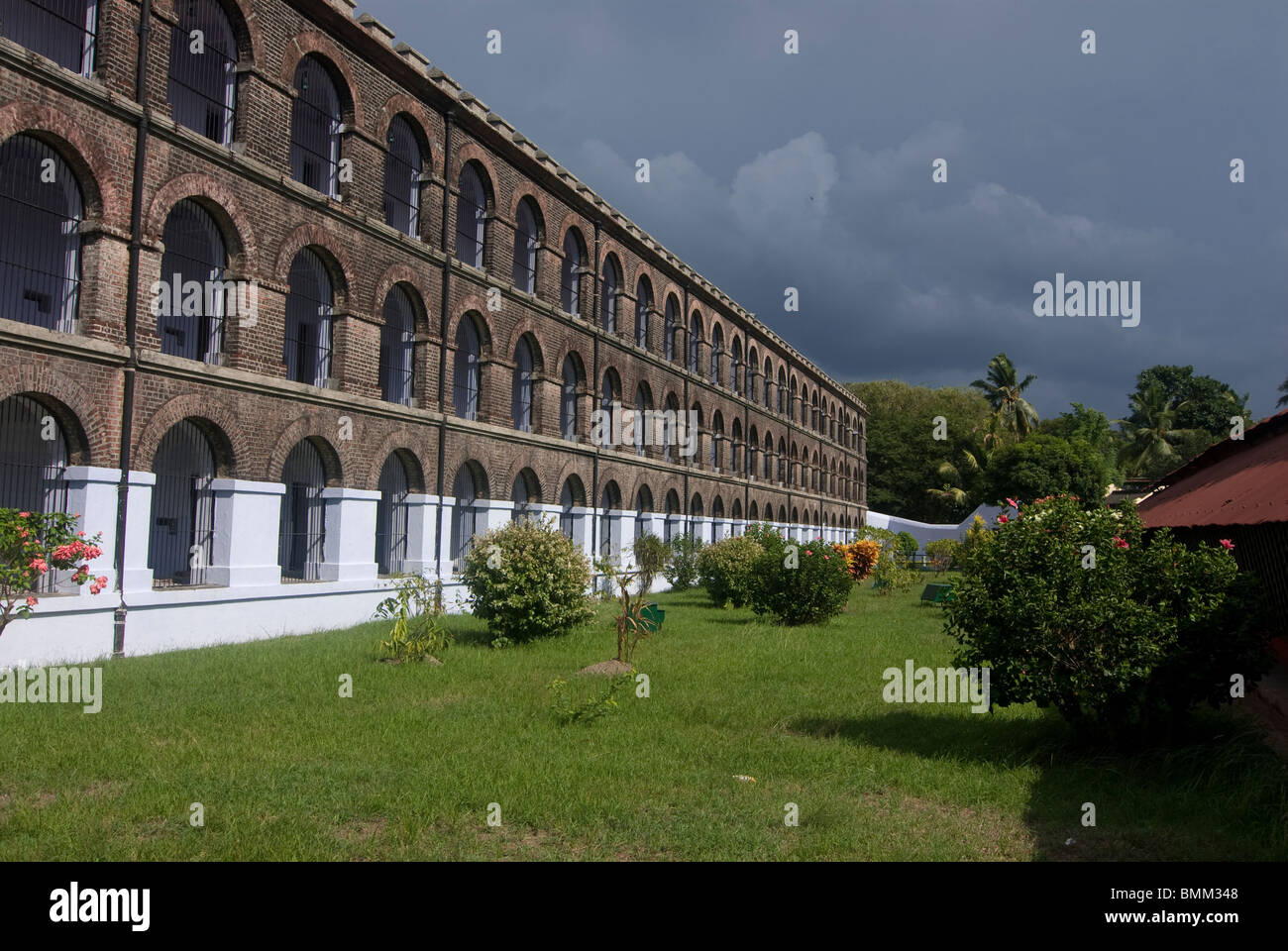 Ancienne prison. Port Blair. Îles Andaman. L'Inde. Banque D'Images
