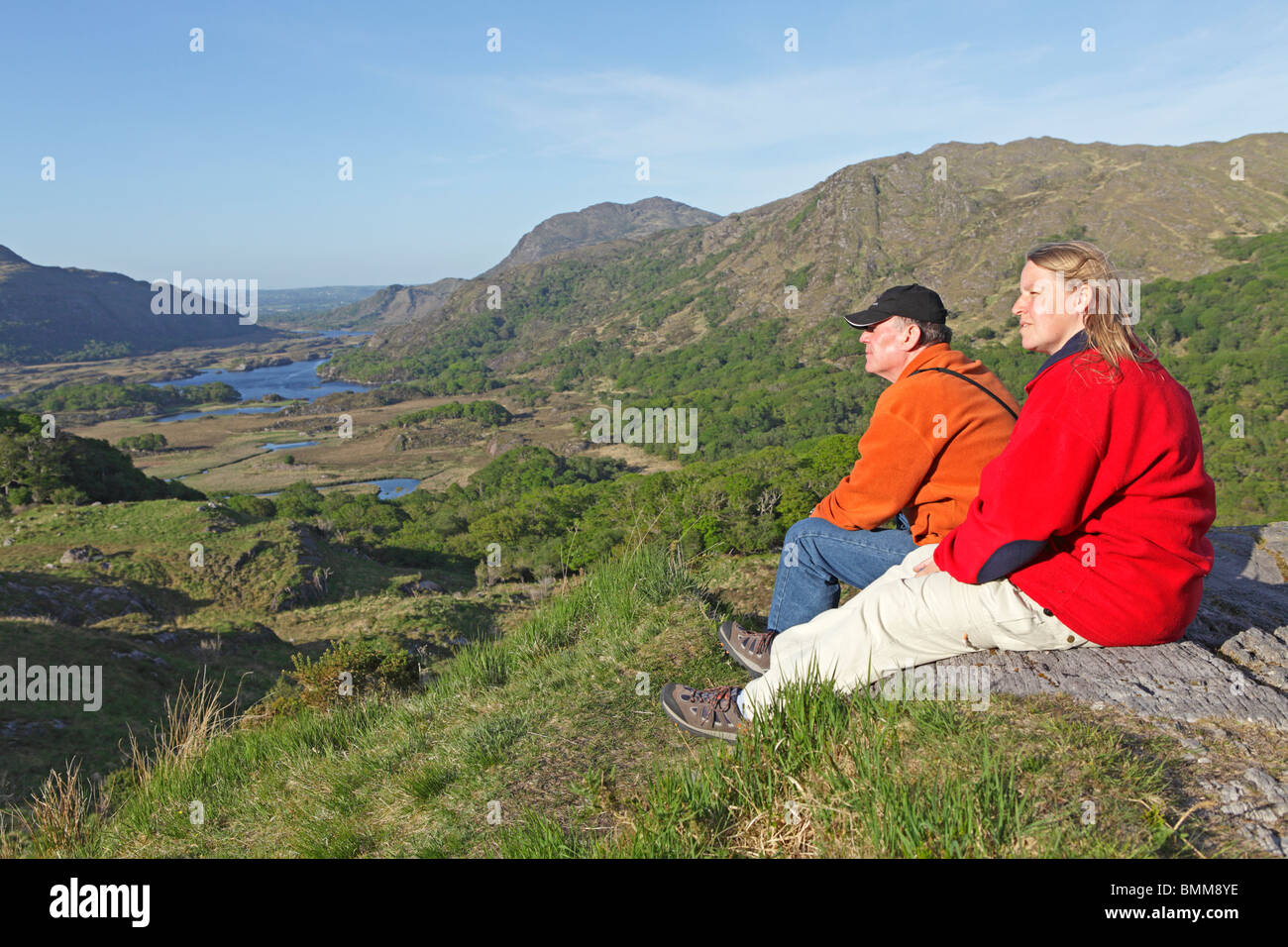 Ladies' View, le Parc National de Killarney, comté de Kerry, Irlande Banque D'Images