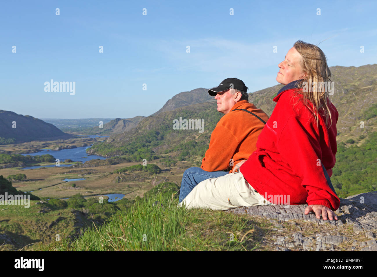 Ladies' View, le Parc National de Killarney, comté de Kerry, Irlande Banque D'Images