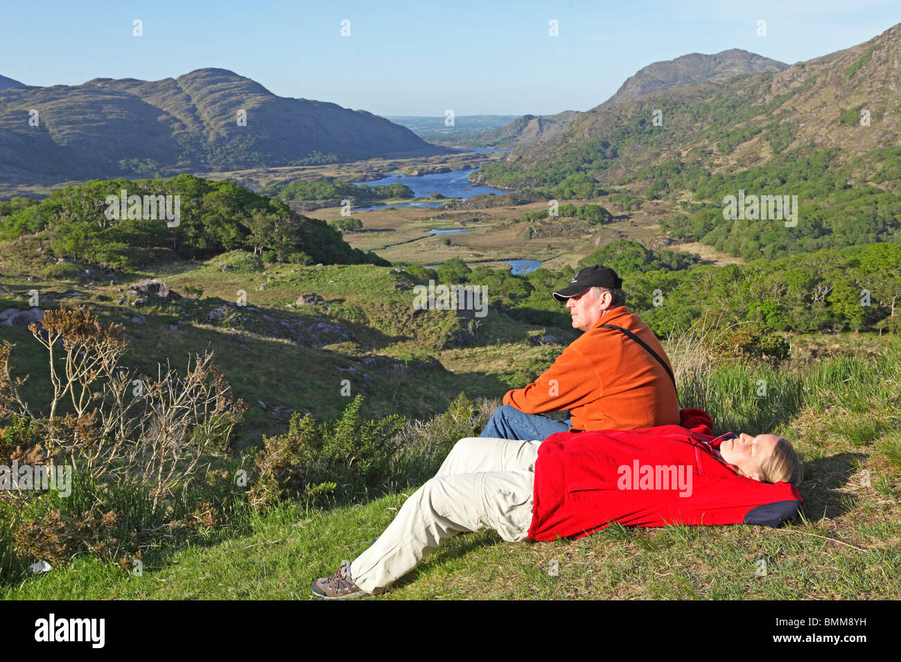 Ladies' View, le Parc National de Killarney, comté de Kerry, Irlande Banque D'Images