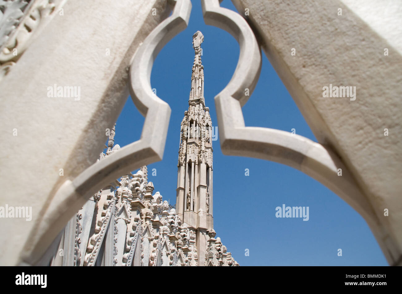 La cathédrale de Milan, le Duomo di Milano, Italie Banque D'Images