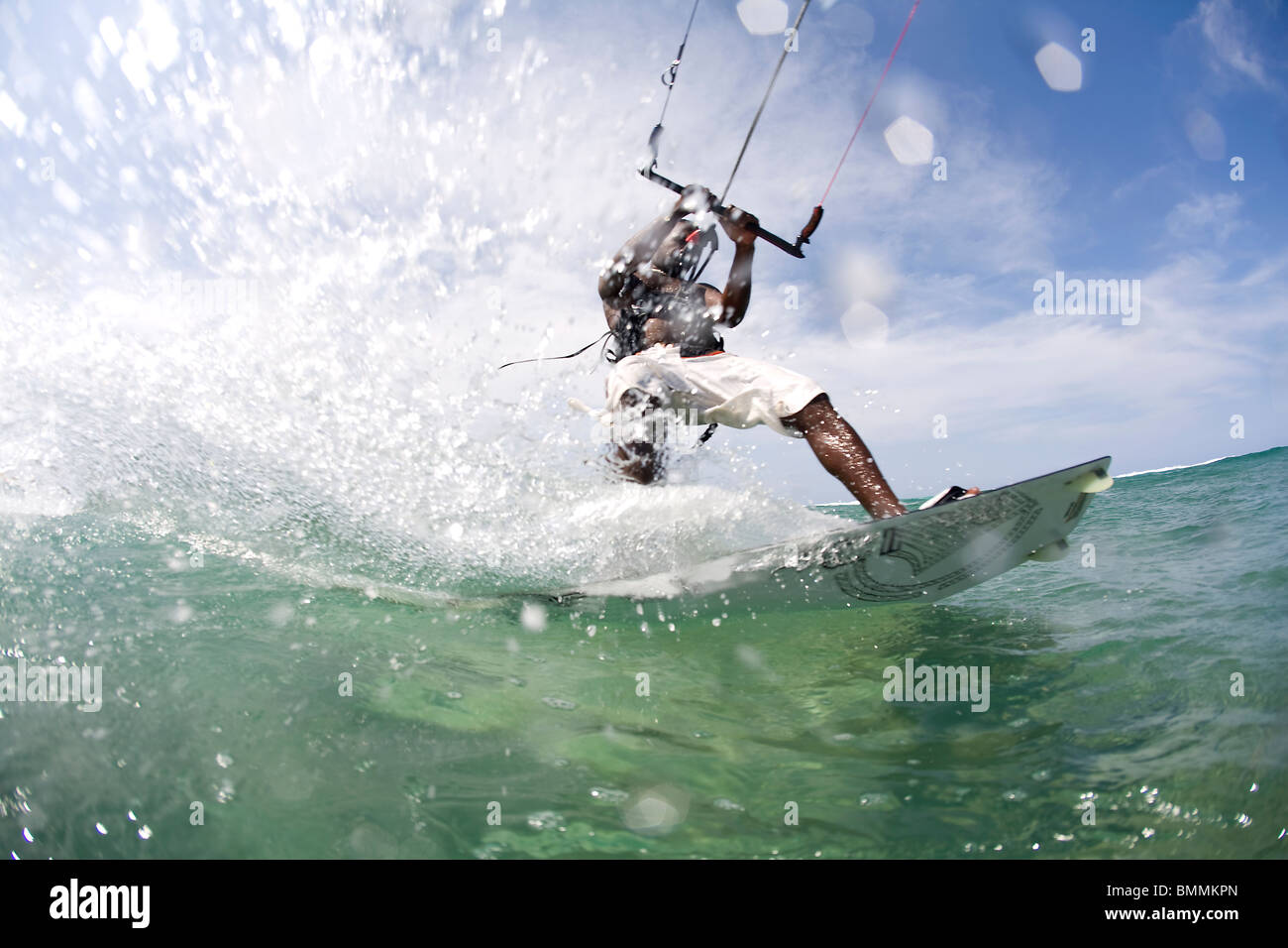 Kite surfeur Banque D'Images
