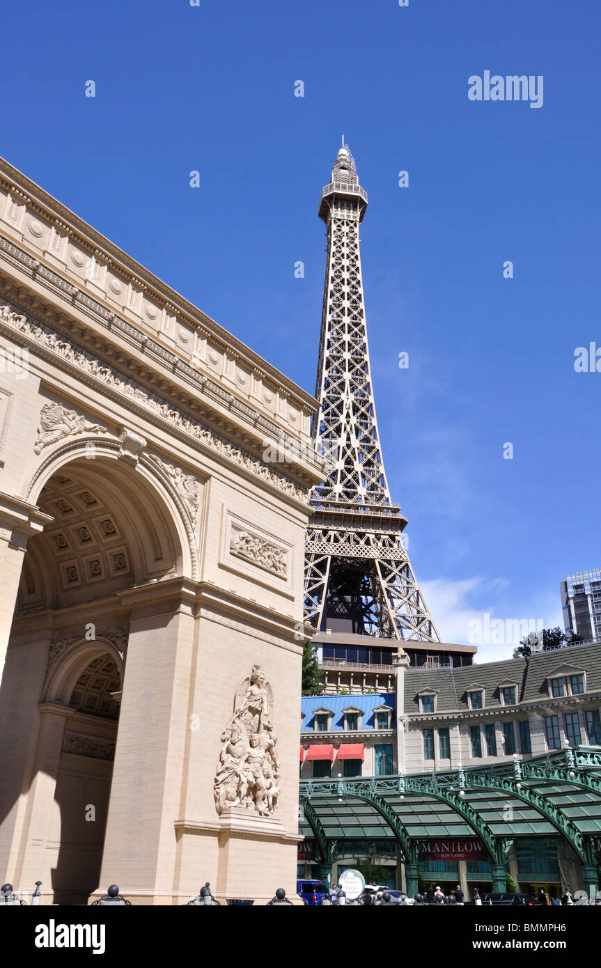 La Tour Eiffel, Las Vegas, Nevada, USA Banque D'Images