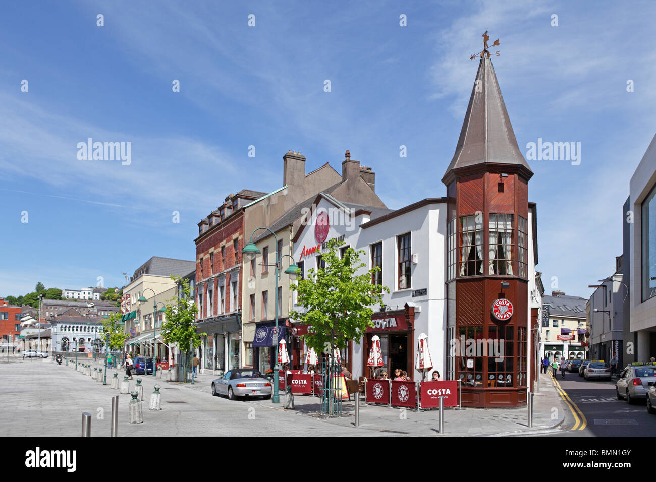 Centre-ville de Cork, en République d'Irlande Banque D'Images