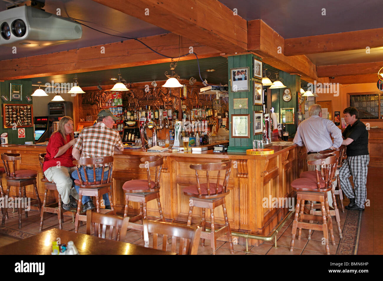 Pub près de Dundalk, Co. de Louth, République d'Irlande Banque D'Images