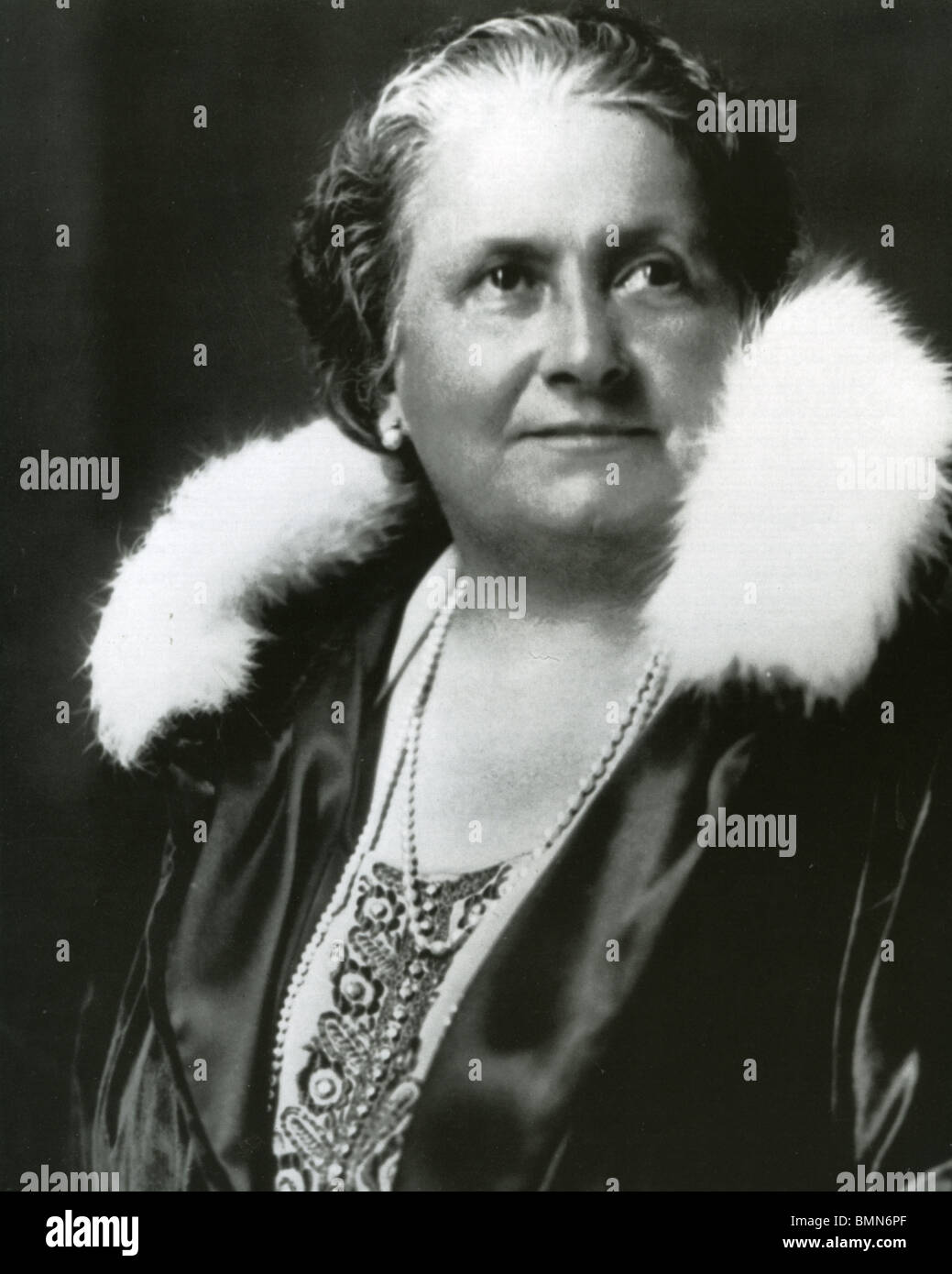 MARIA Montessori (1870-1952), médecin italien qui a fondé la méthode distincte de l'éducation pour les enfants qui porte son nom Banque D'Images