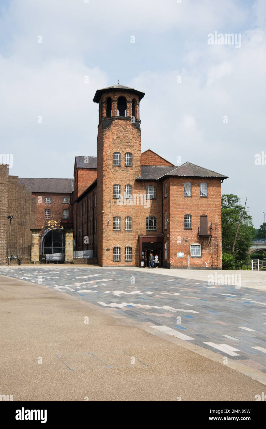 Le Silk Mill Museum, Derby Banque D'Images