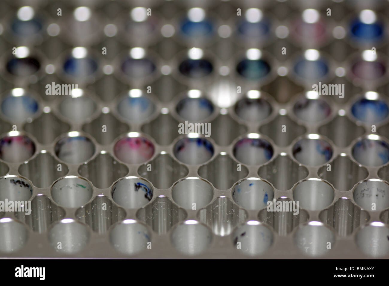 Close up of thermal clycler machine PCR Banque D'Images