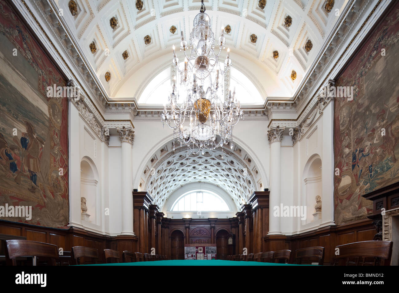 La Chambre des Lords irlandaise, autrefois dans la chambre du parlement irlandais, aujourd'hui Banque d'Irlande, Dublin Banque D'Images