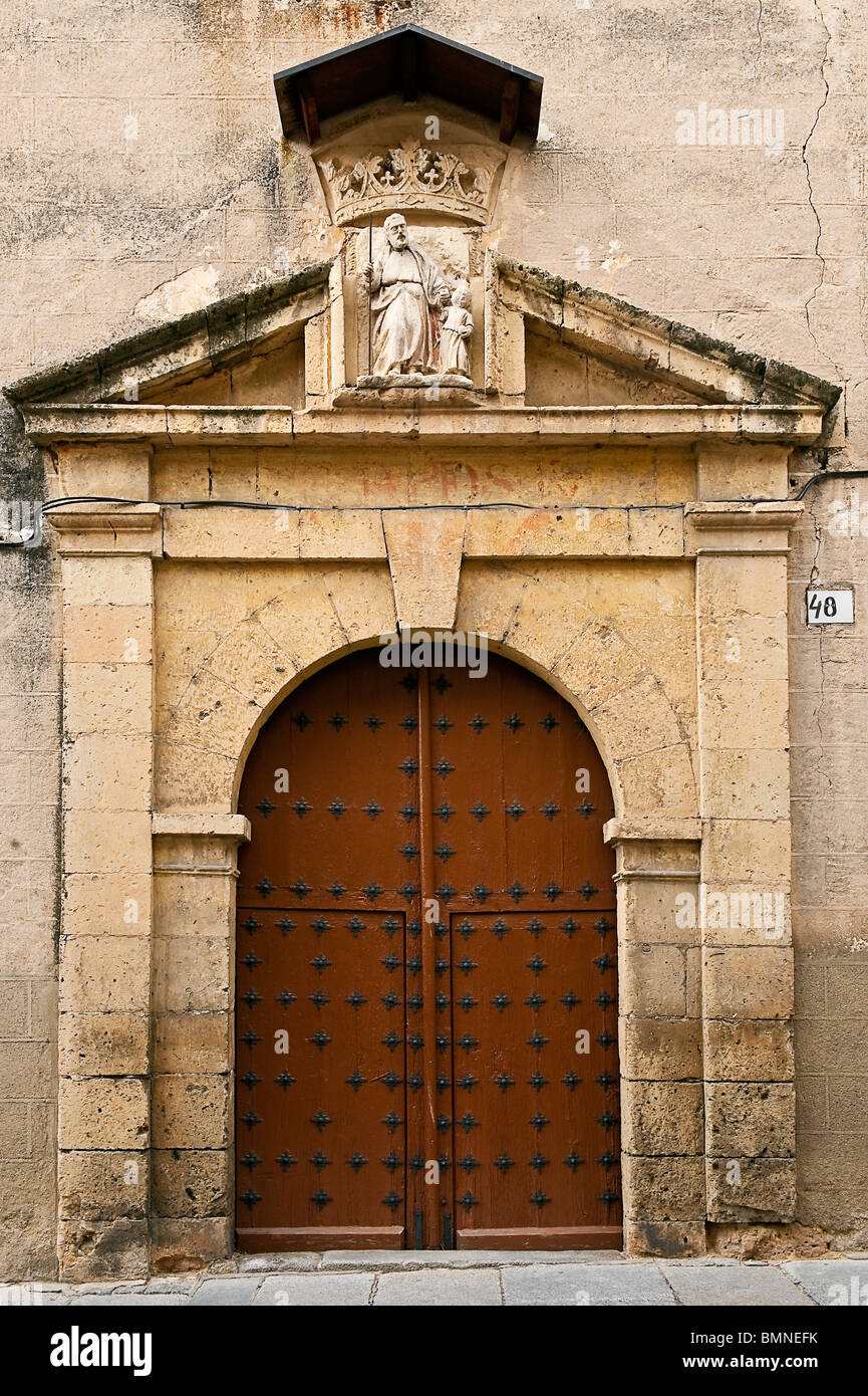 Ancienne porte, Segovia, Espagne Banque D'Images