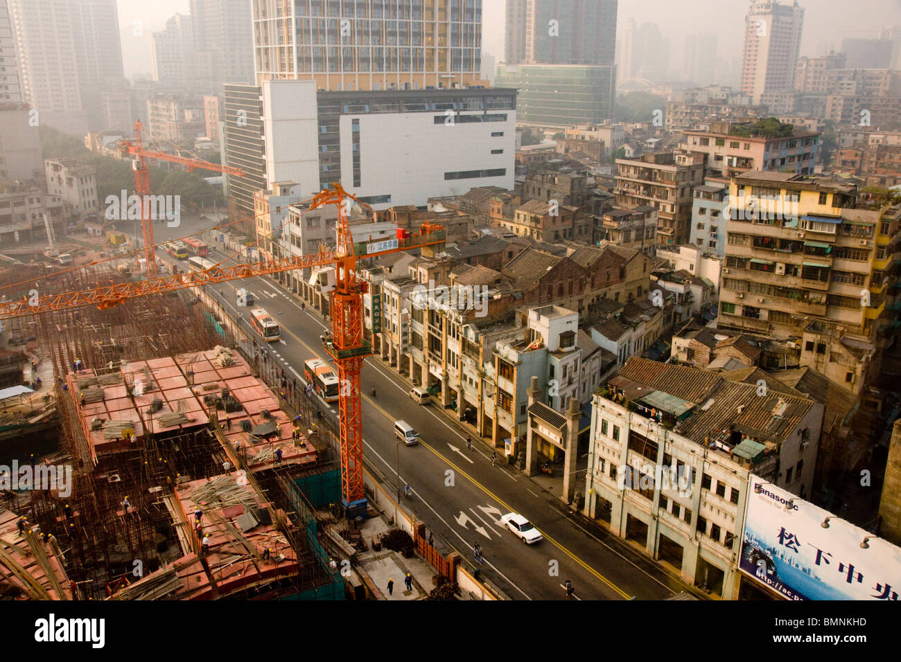 Chine Guangzhou Canton Cityscape Banque D'Images