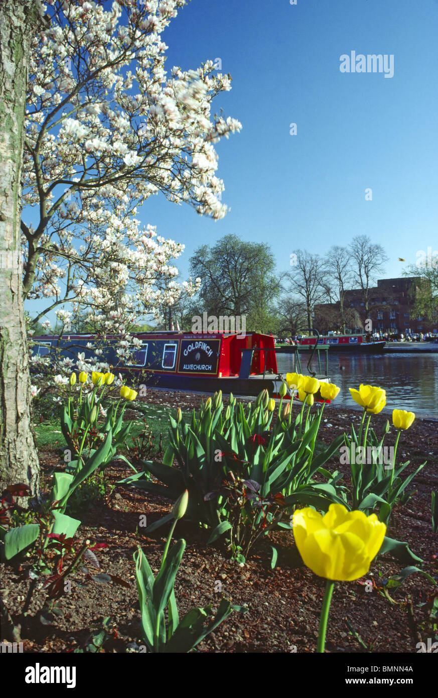 Stratford Upon Avon, Canal Banque D'Images