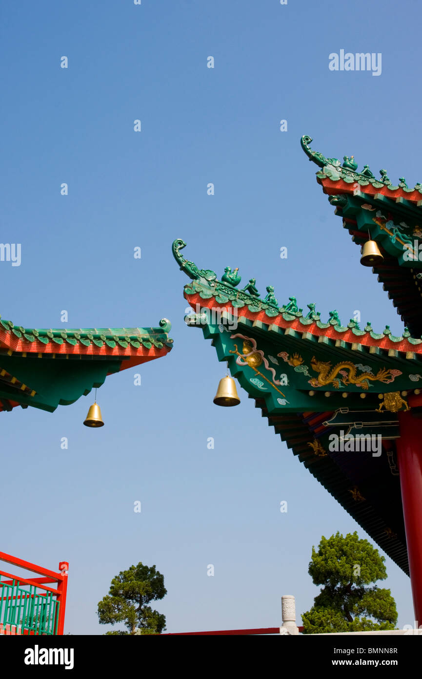 De nouveaux territoires, Wun Chuen Sin Koon Temple Banque D'Images