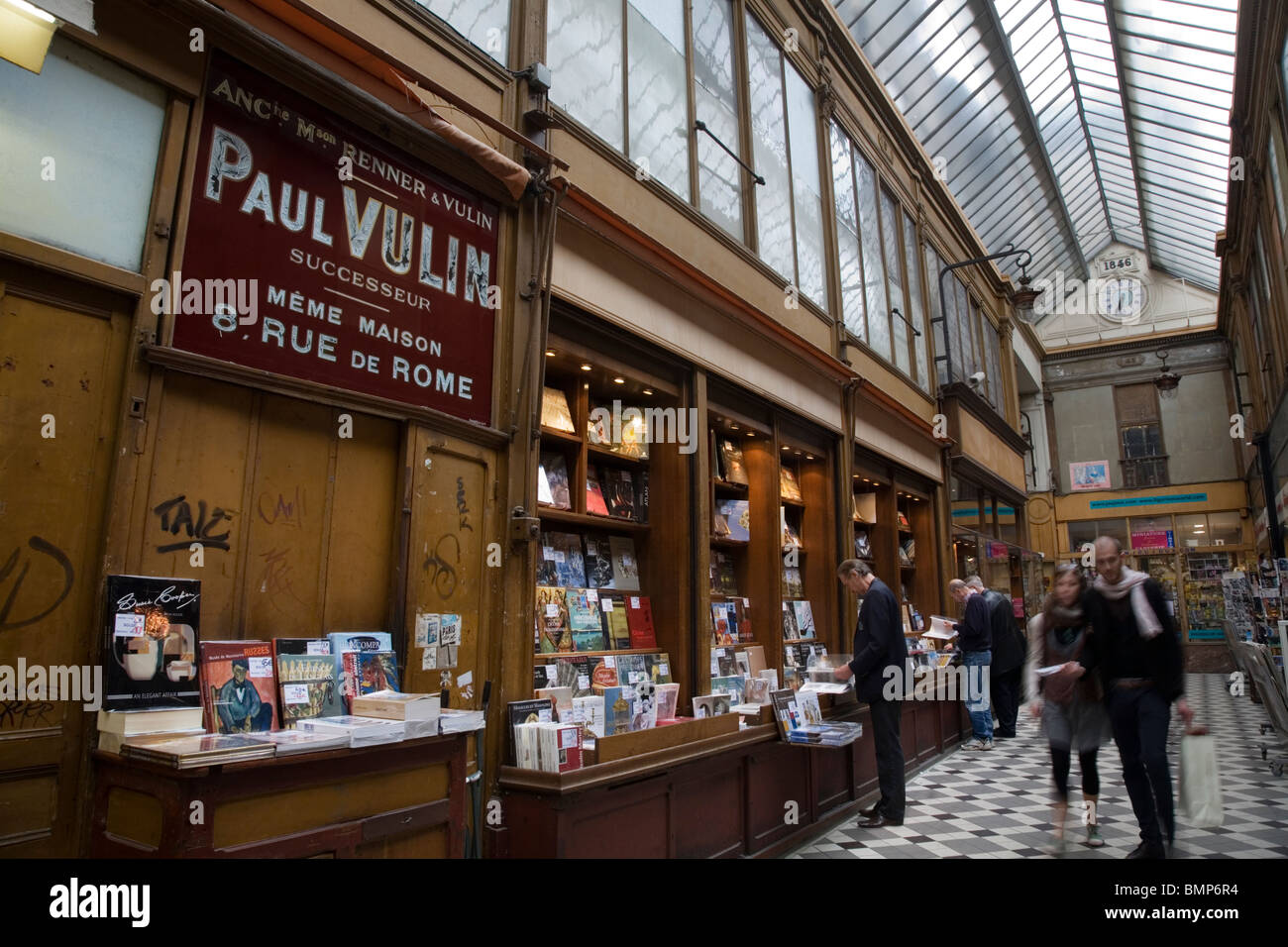 Passage Jouffroy, Paris Banque D'Images