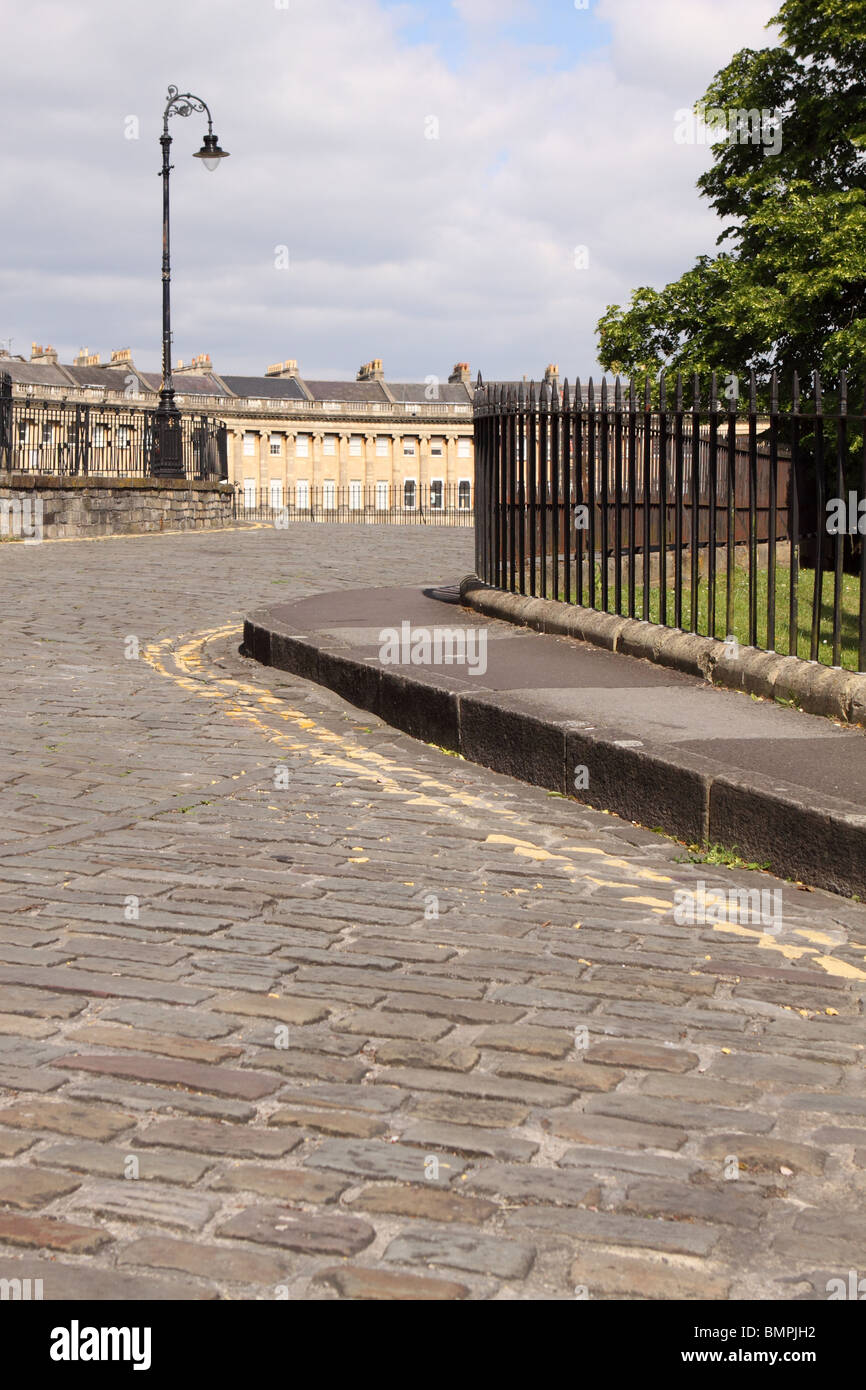 Le Royal Crescent Bath Banque D'Images