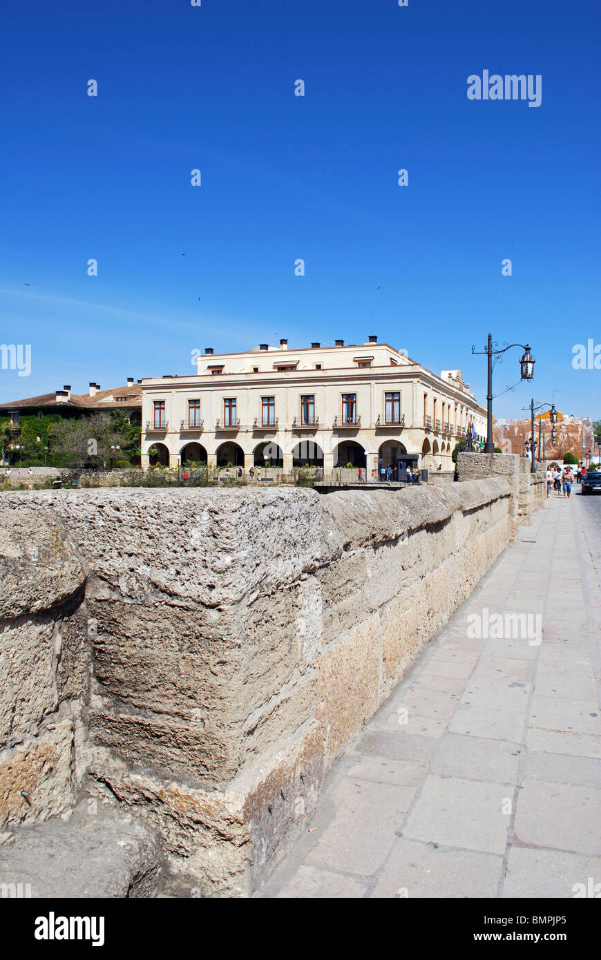 Parador et le nouveau pont, Ronda, Province de Malaga, Andalousie, Espagne, Europe de l'Ouest. Banque D'Images