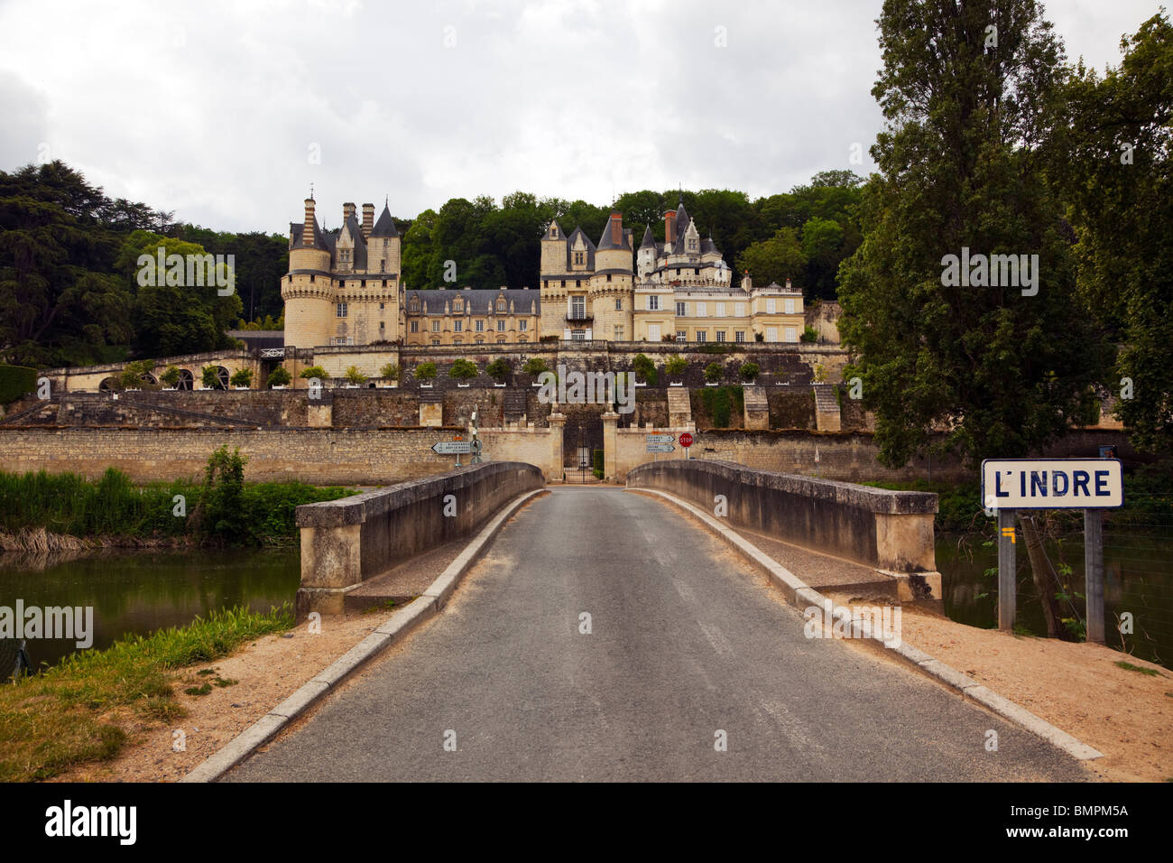 Château d'Ussé à l'Indre, Indre-et-Loire, France Banque D'Images