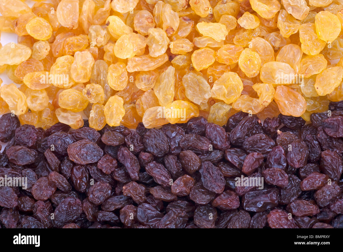 Texture de fond aux raisins secs. Banque D'Images