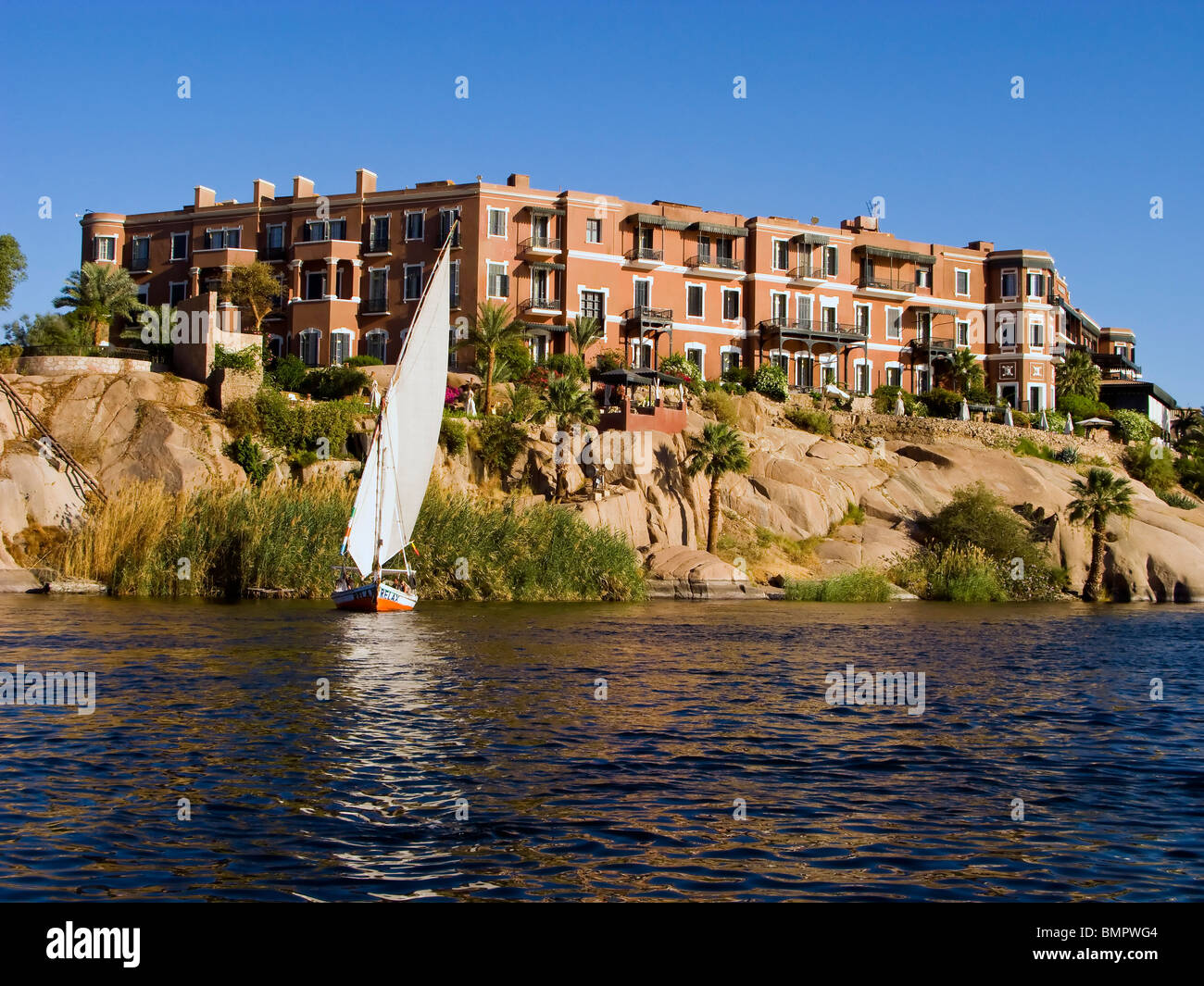 Cataract hôtel à Assouan, Egypte Banque D'Images