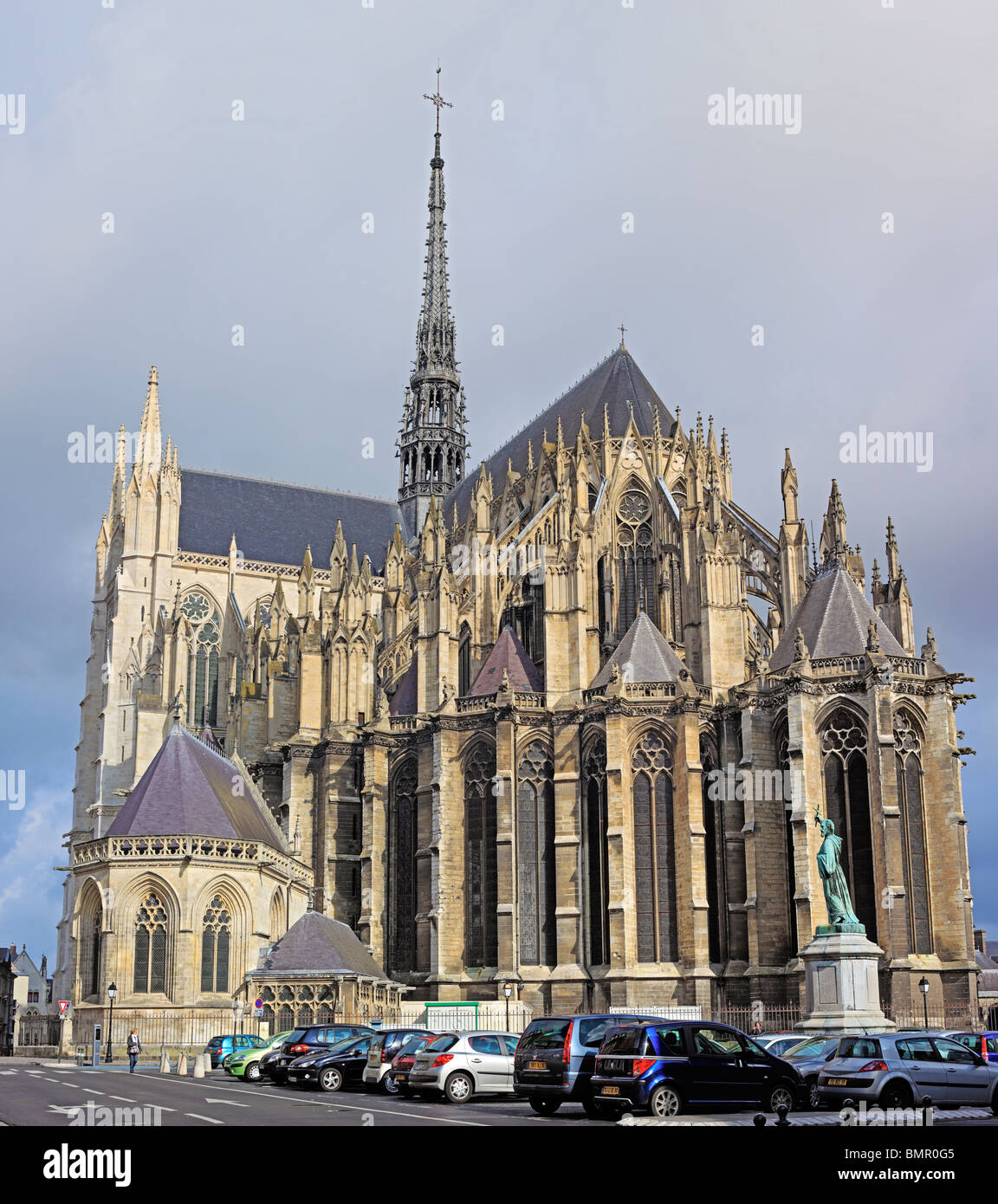 Cathédrale Notre-Dame d'Amiens, UNESCO World Heritage Site, Amiens, Somme, Picardie, France Banque D'Images