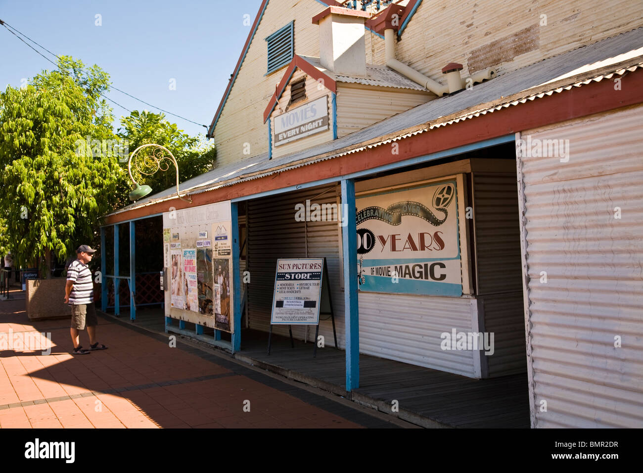 Soleil pittoresque Photo Gardens est dit être la plus ancienne salle de cinéma de plein air Broome Australie Occidentale Banque D'Images