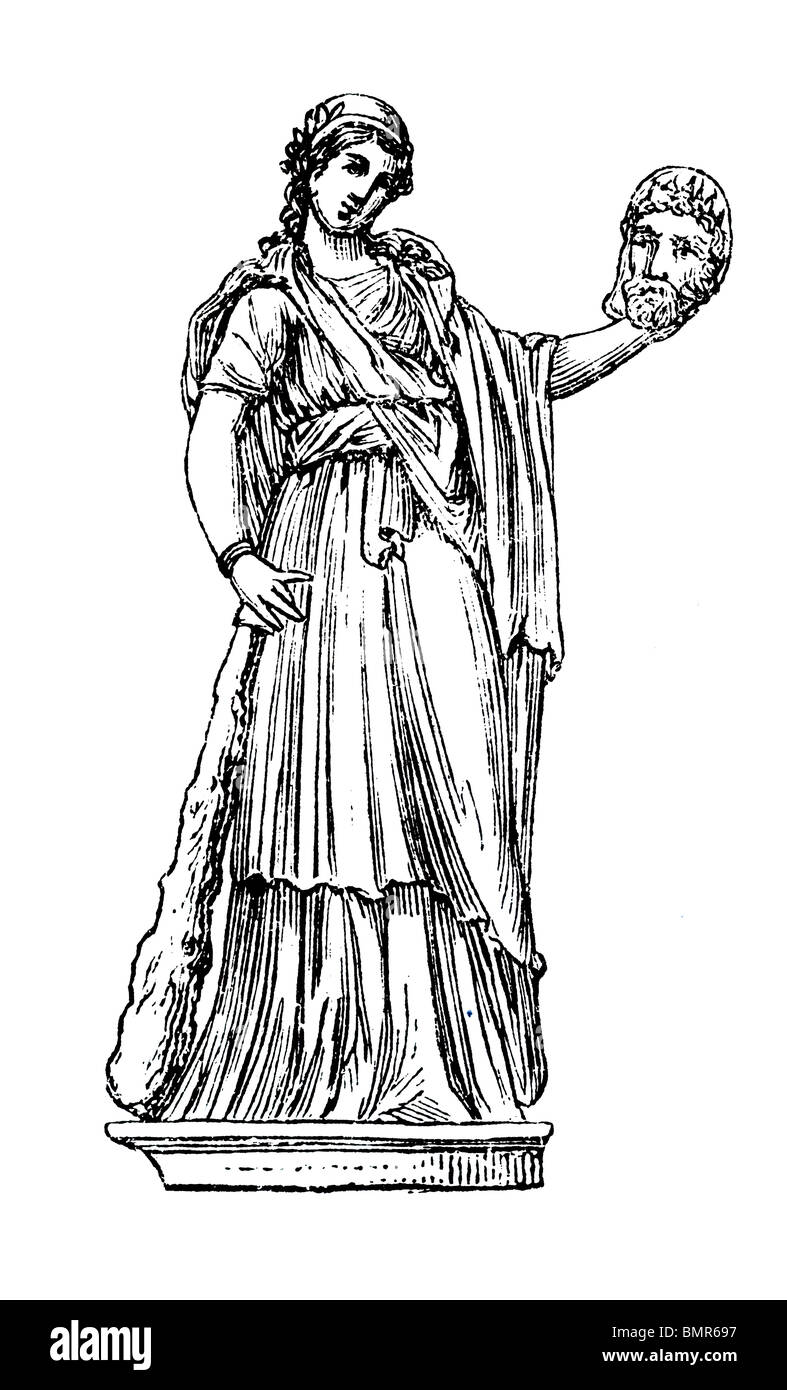 Melpomène Banque D'Images