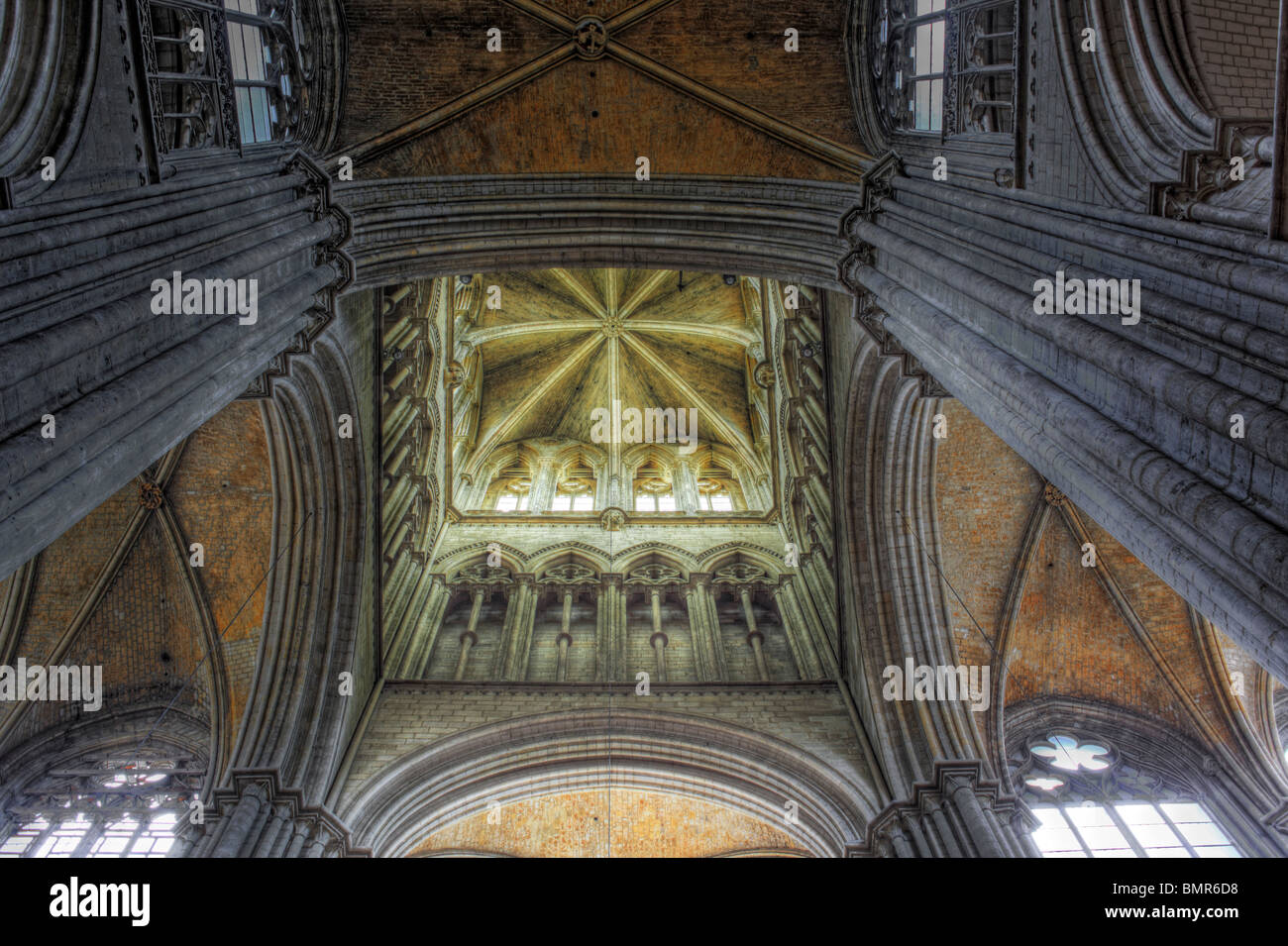 La cathédrale de Rouen, Rouen, Seine-Maritime, Haute-Normandie, France Banque D'Images